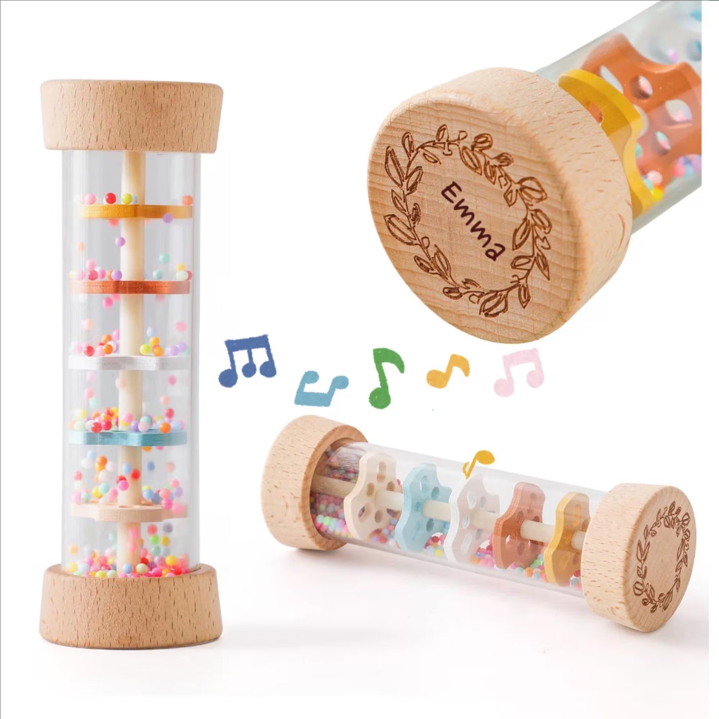 Baby Rattle New Gift Sensory Toys for Baby, ood New Baby Gifts Baby Shower